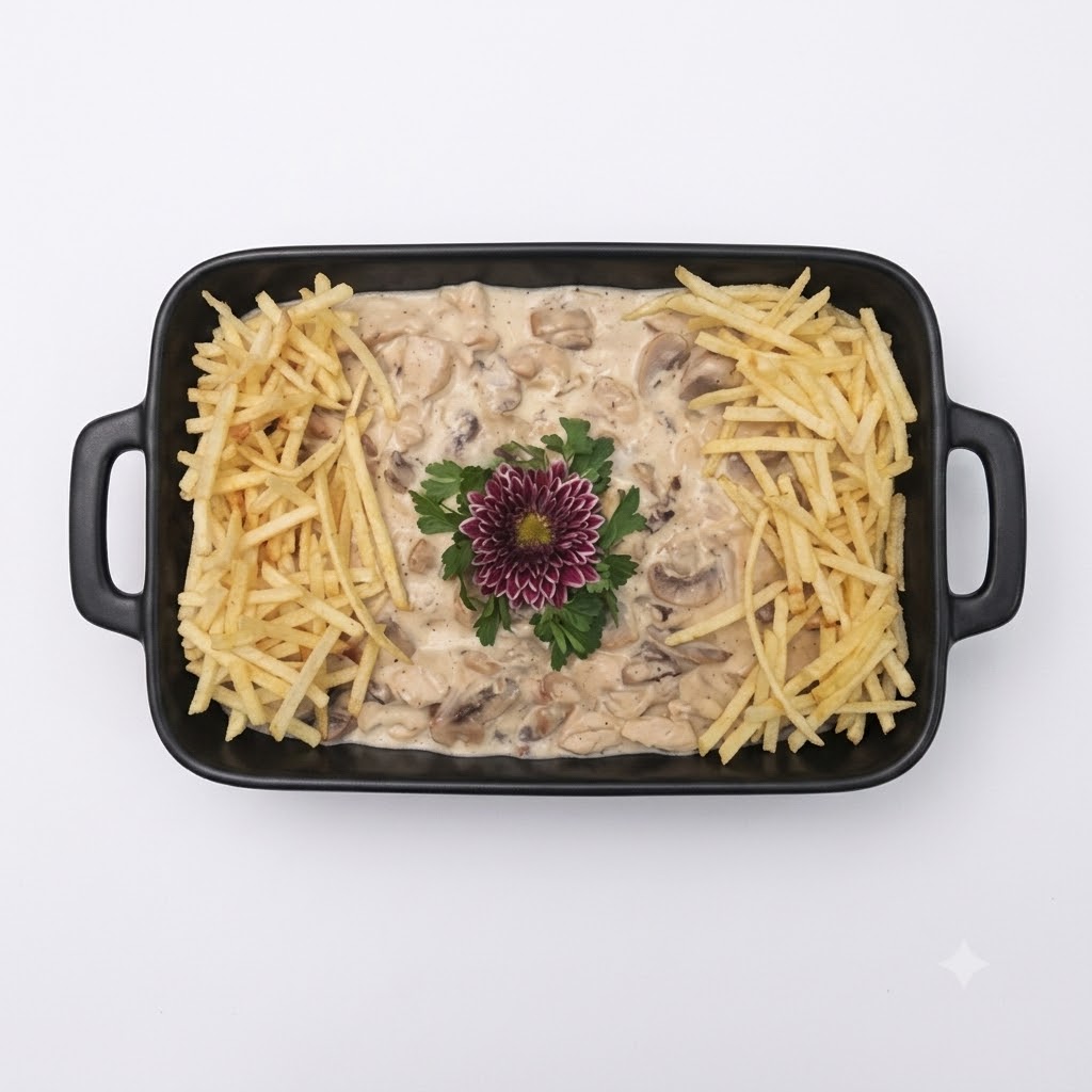 بیف استراگانف خانگی فودینا مزه