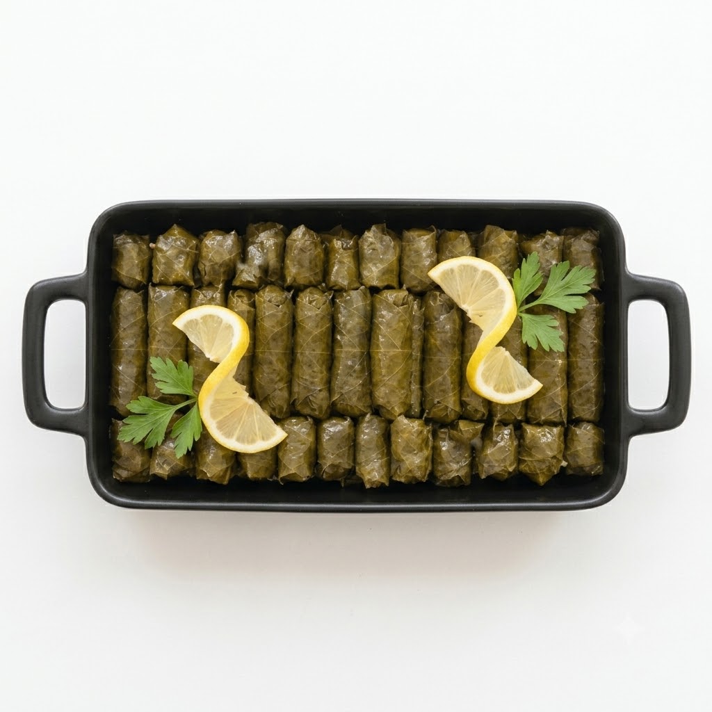 دلمه برگ مو خانگی فودینا مزه